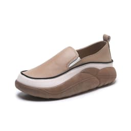 image-Women's Loafers 2022 Green Low-Top PU Shoes, Korean Version, 43 Size