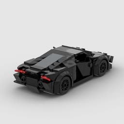 image-Compatible with Lego small particle racing sports car moc puzzle assembly DIY children's building block toys cross-border wholesale