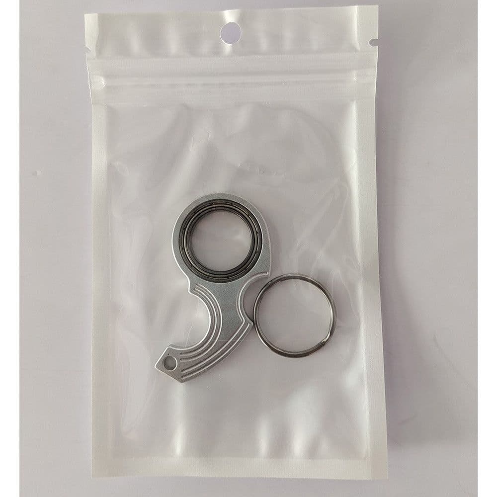 image-Aluminum Alloy Karambit Spinner Keychain