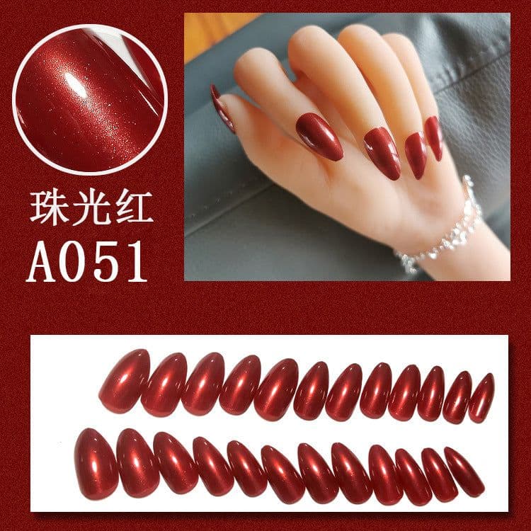 image-Internet celebrity new fake nails wearable nails finished nail patches nail art patches removable nail patches nail art accessories