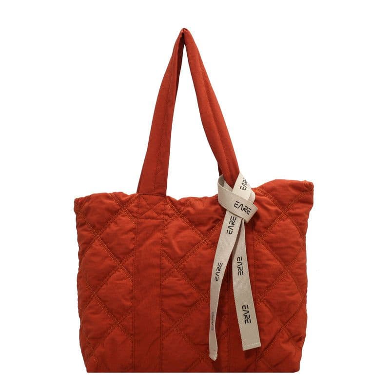 image-Smart Camp Tote Bag - Light Beige Nylon Large