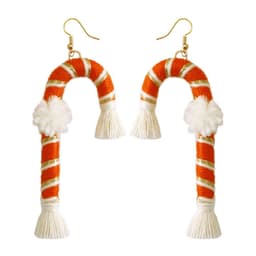 image-Green Tassel Earrings Women Bohemian Layered