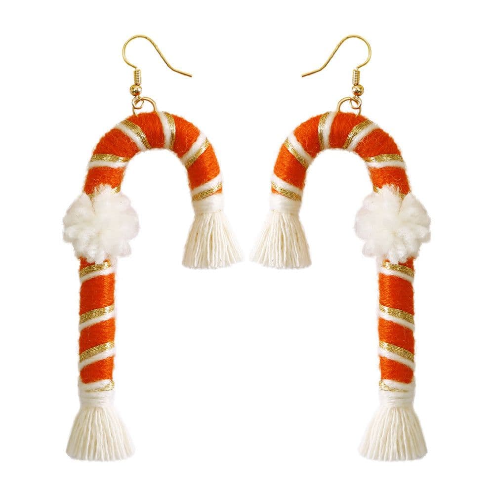 image-Green Tassel Earrings Women Bohemian Layered