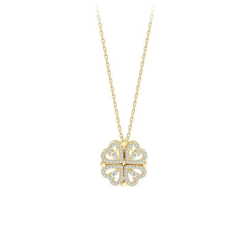 image-Four-Leaf Clover Necklace - Titanium Steel Women