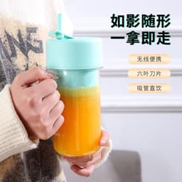 image-Portable Electric Juicer Cup - Rechargeable Mini