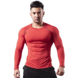 image-Si Ge Tu Fitness Long Sleeve - Gray 3XL Quick Dry