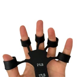image-Cross-border silicone finger trainer 5-finger wrist puller finger strength finger rehabilitation belt flexion and extension vein trainer
