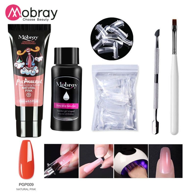 image-Manicure Crystal Extension Glue Set 5-Piece Full Set Explosive Style Nail Tools