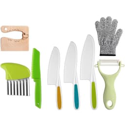 image-Children's Plastic Knife Set 19pc - Serrated Blade