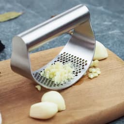 image-Garlic Press - 304 Stainless Steel Manual Garlic Puller