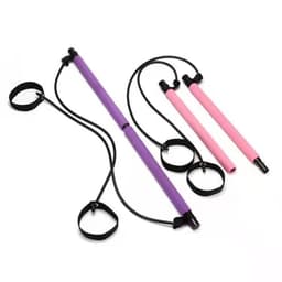image-Xuanlebao Pilates Stick Pull Rope - Black TPR