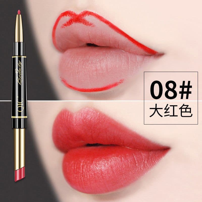 image-QIC Double-Headed Lipstick Liner 2-in-1 - Coral