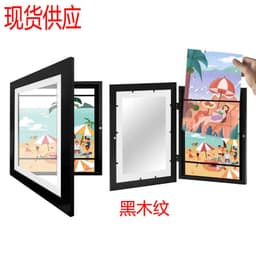 image-Wooden Photo Frame A4 Wood Modern Minimalist