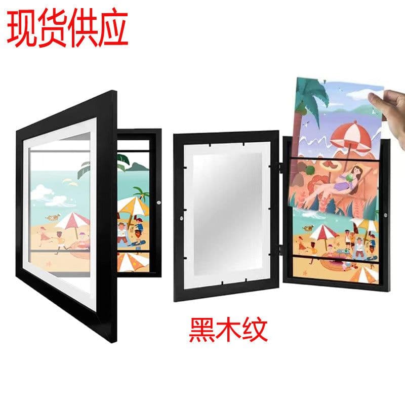 image-Wooden Photo Frame A4 Wood Modern Minimalist