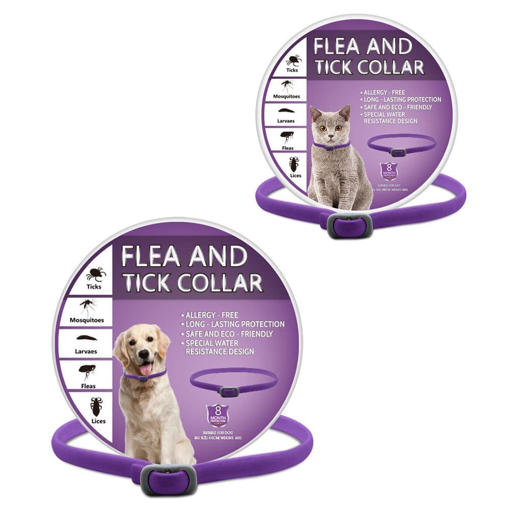 image-Pet Flea & Tick Collar for Dogs and Cats - 65cm