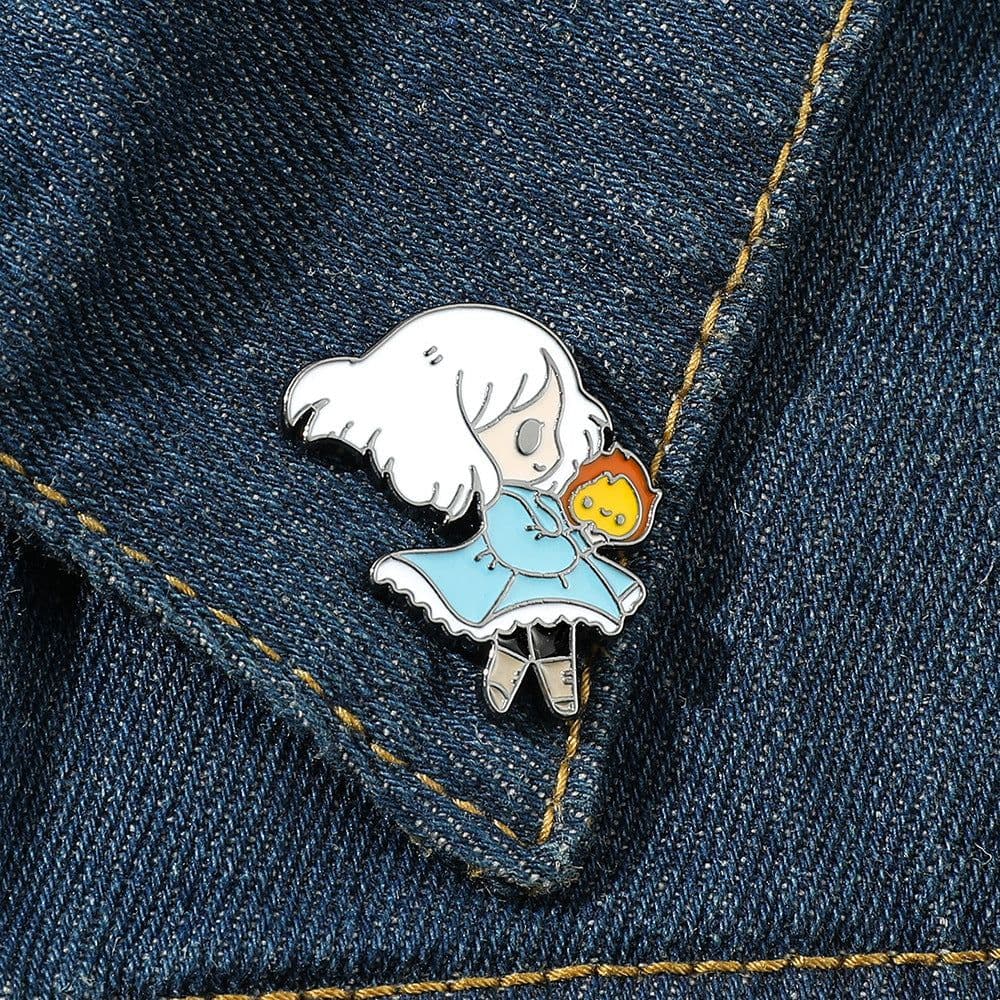 image-Cross-border Little Bird Brooch - Metal Badge Jewelry - Fall 2022 Cartoon Design