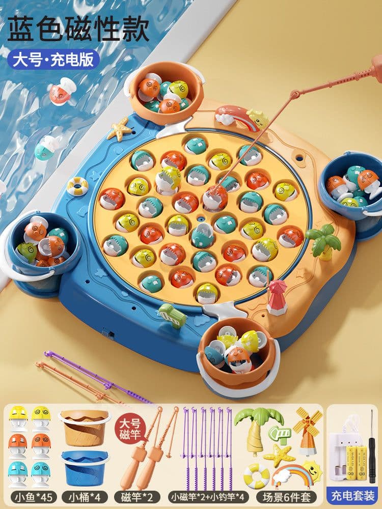 image-Magnetic Fishing Toy - Educational Playhouse for Kids