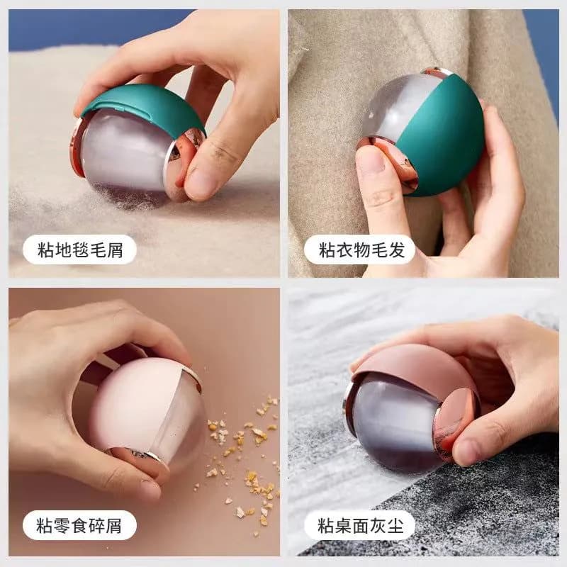 image-Home travel portable mini ball clothes sticky hair home portable washable hair sticky repeatedly