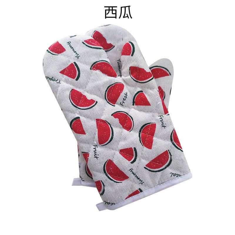 image-Microwave Oven Gloves Heat Resistant - White