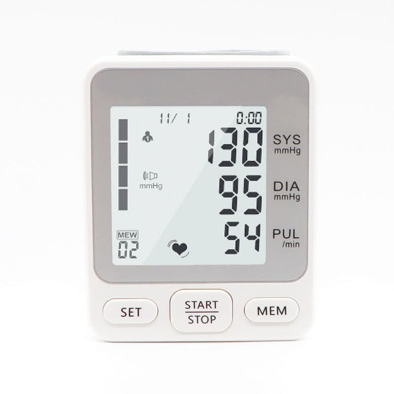 image-Wrist Blood Pressure Monitor - USB Rechargeable Voice TK-W202