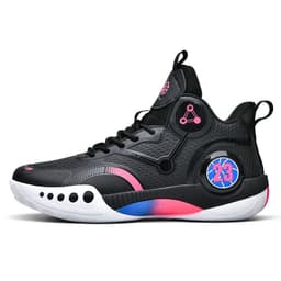image-Zodi Basketball Shoes - High Top, Shock-Absorption, Breathable