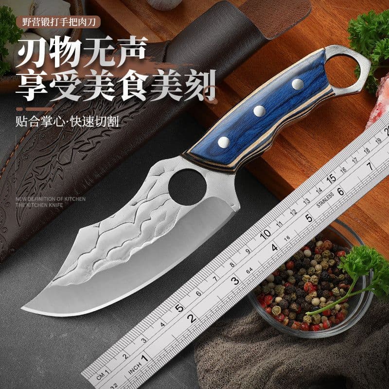 image-Outdoor Knife - Tactical Camping Survival Forged Steel
