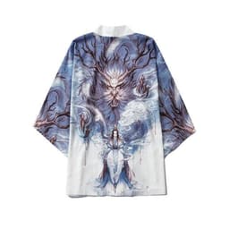 image-2021 cross-border new Japanese-style digital printing kimono men and women cloak coat pajamas cardigan summer