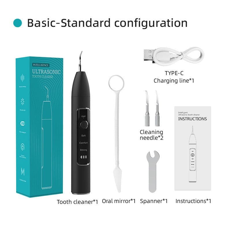 image-Cross-border New Household Ultrasonic Dental Cleaner Multifunctional Portable Calculus Removal and Tooth Cleaner Wholesale