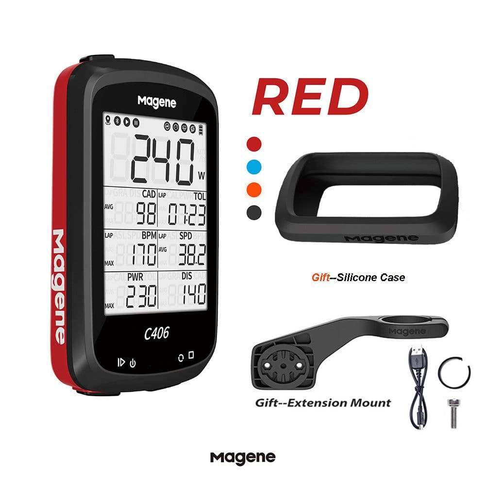 image-Magene C406 Waterproof GPS Mountain Bike - Wireless Smart Code
