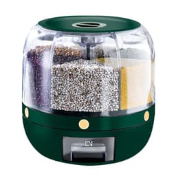image-Rice Storage Container - Rotating Grain Box Sealed