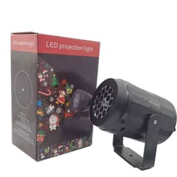image-CODIKEDY LED Snowstorm Projector Light USB 5V Snowflake 16 Pattern Holiday Decor