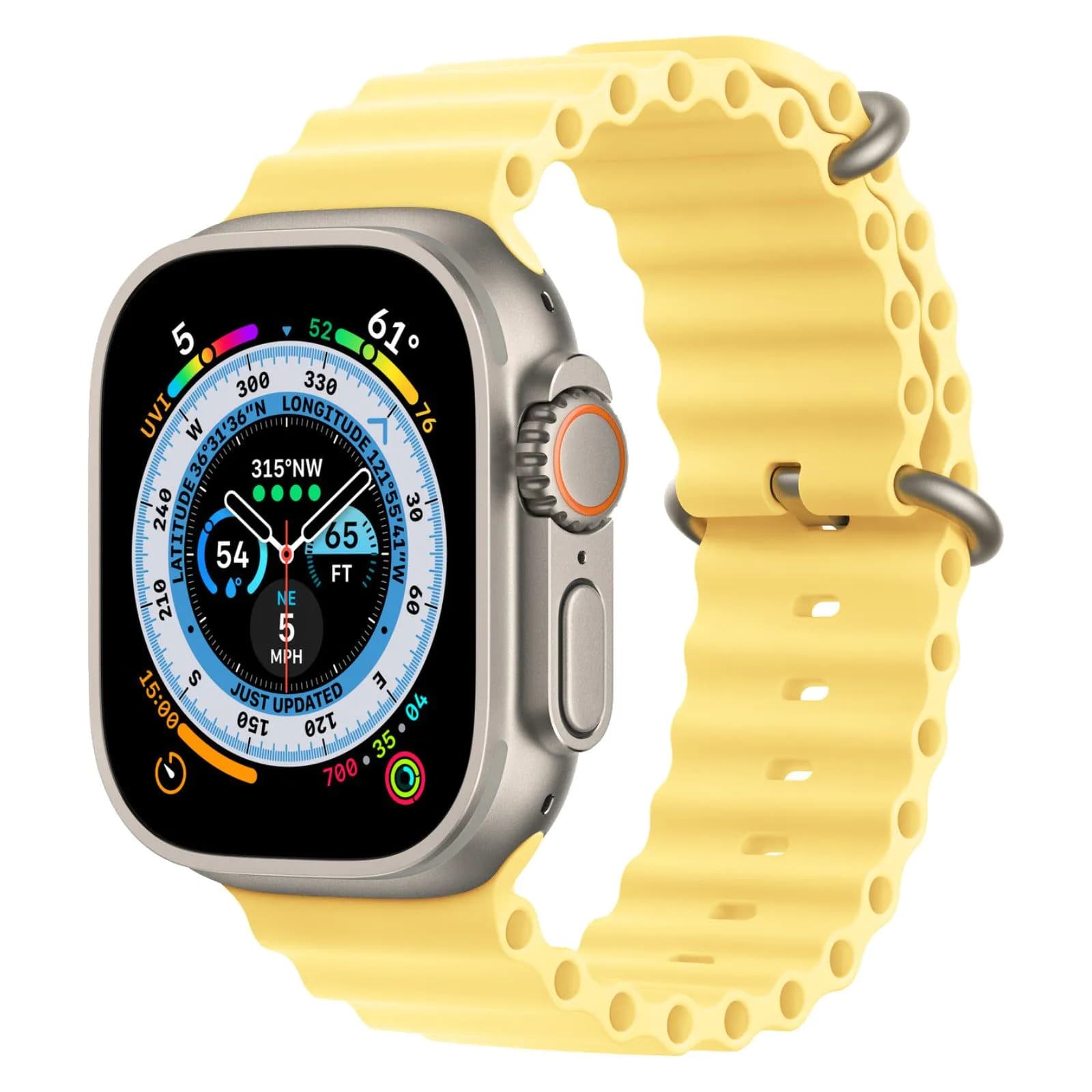 image-Apple Watch Marine Silicone Strap Universal Compatible
