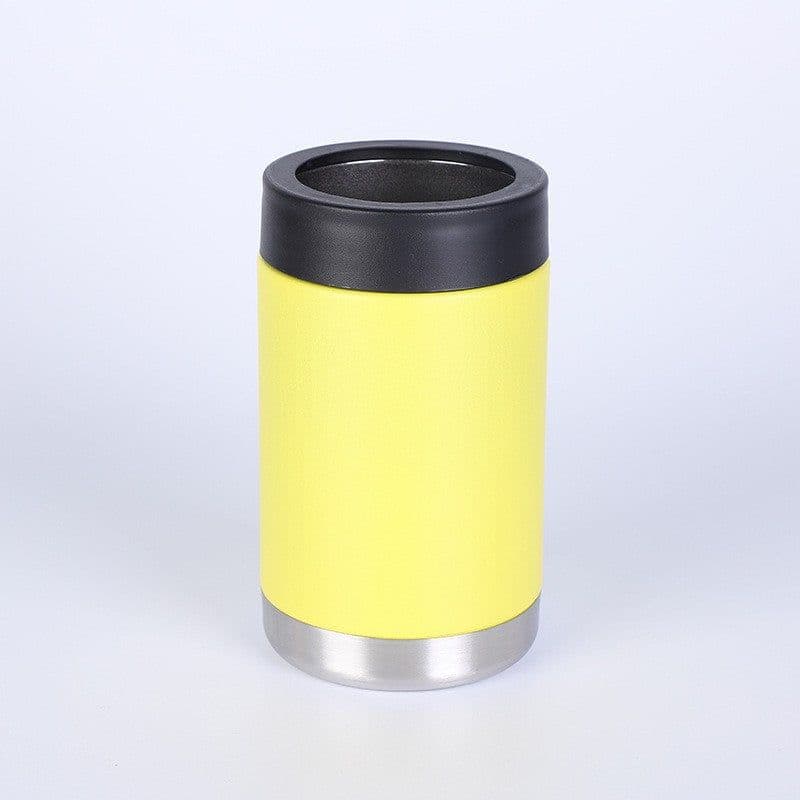 image-Stainless Steel Cold Insulation Mugs - 12oz/14oz Vacuum Cups - 16oz Beer Cans - Office Thermos