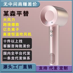 image-High-Speed Silent Hair Dryer - Huaqiangbei H5 Model, Red, 1600W