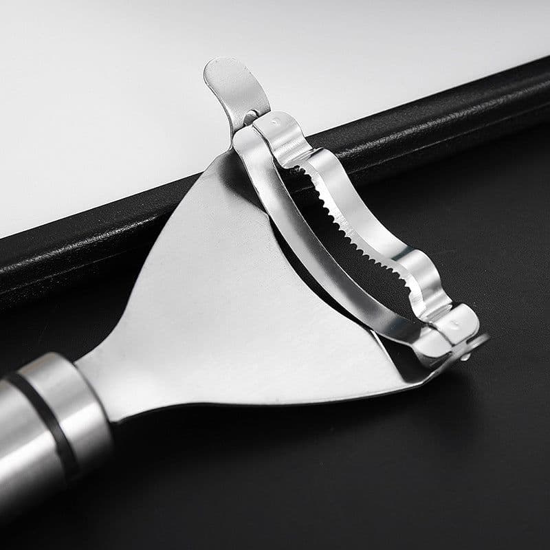 image-Stainless Steel Corn Stripper Manual Planer Separator - Modern Minimalist