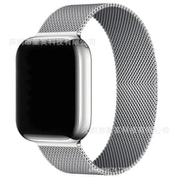 image-Apple Watch iWatch Ultra Milanese Magnetic Strap - Stainless Steel Brown 42mm