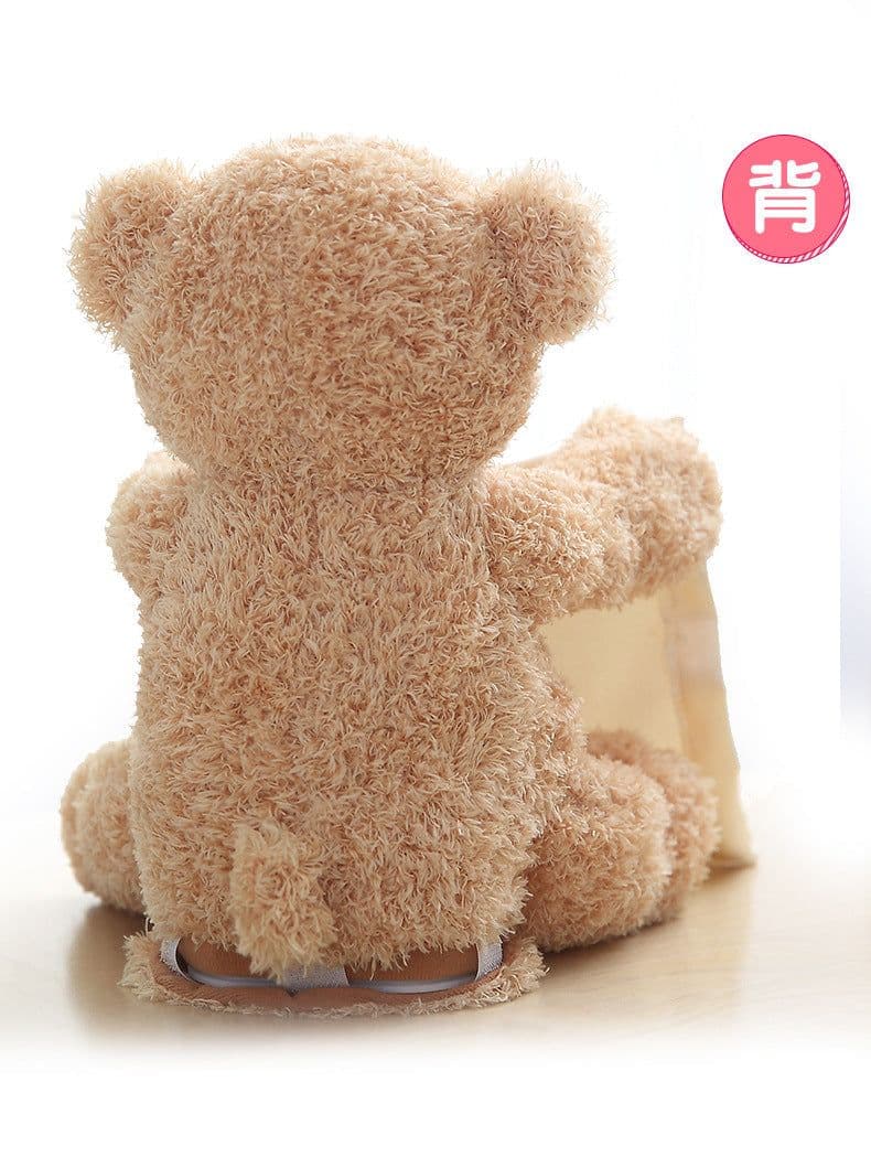 image-Plush Flying Elephant Toy - Soft LSD Peekaboo Bear - Kids Gift 4 Music/Voice - 7-14 Years