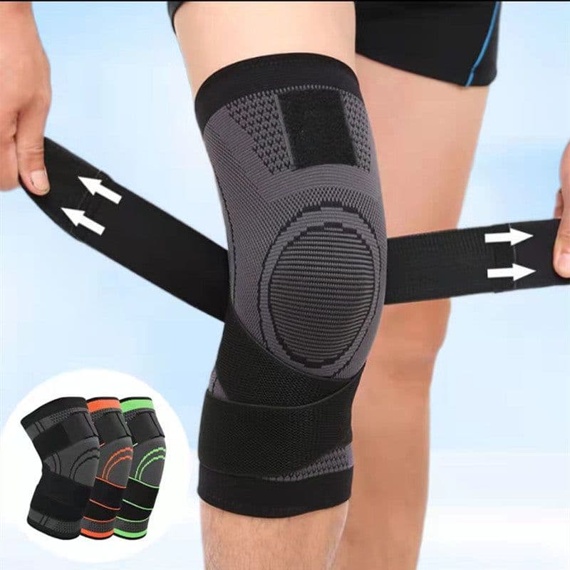 image-Extended nylon four-sided elastic knee pads to keep warm men and women knee pads leg pads elderly wormwood waist protection shoulder protection supplies