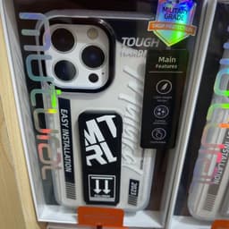 image-Mutural iPhone 15 Pro Case - Red TPU PC Wristband