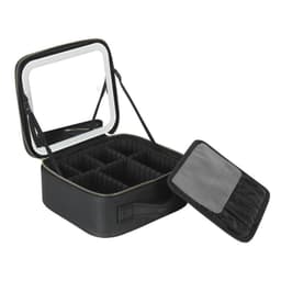 image-Cosmetic Bag with Mirror LED Light - Black
