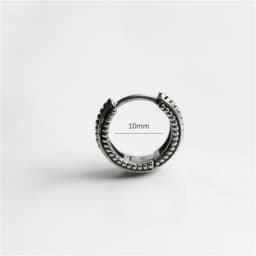 image-PS796 Titanium Steel Retro Earrings Men Women