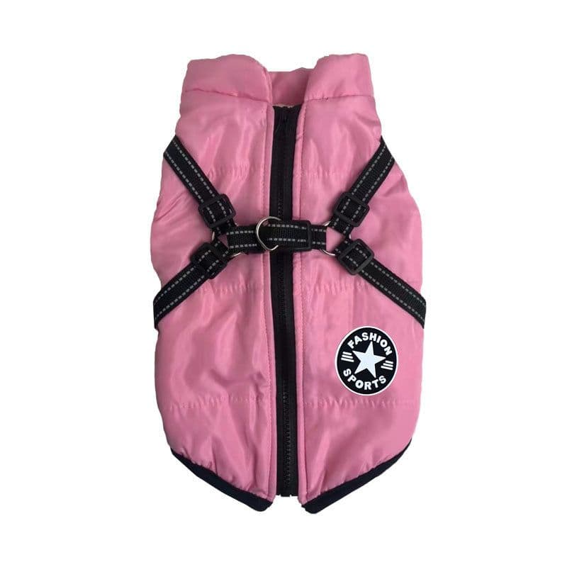 image-Pet Winter Coat - Small Dogs & Cats Cotton Warm Red S