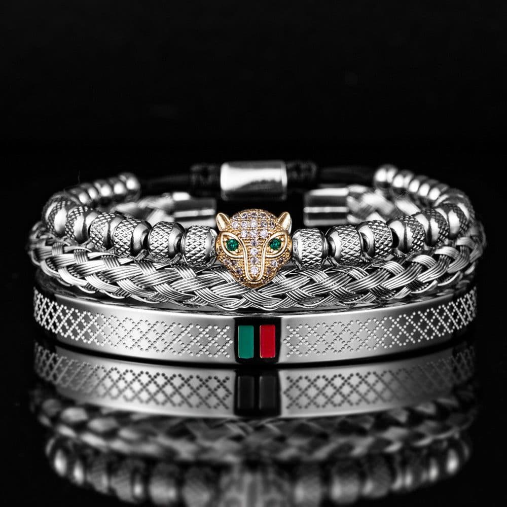 image-Morooki Stainless Steel Bracelet Set - Gold