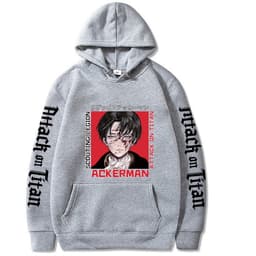 image-Attack on Titan Hooded Sweatshirt - Pink XXL