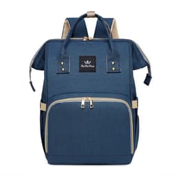 image-Mummy Backpack Large Capacity Grey Oxford Cloth