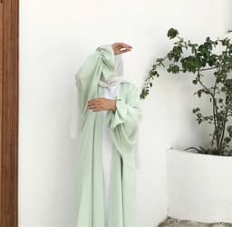 image-Loriya Cardigan - Army Green Long Sleeve Elegant - XXL