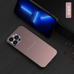 image-iPhone 15 Frosted Metal Back Case - Purple Anti-fingerprint Aluminum Alloy