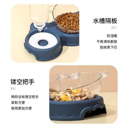 image-Automatic Pet Dog Cat Water Feeder, Anti-Moisture, 3 Bowls