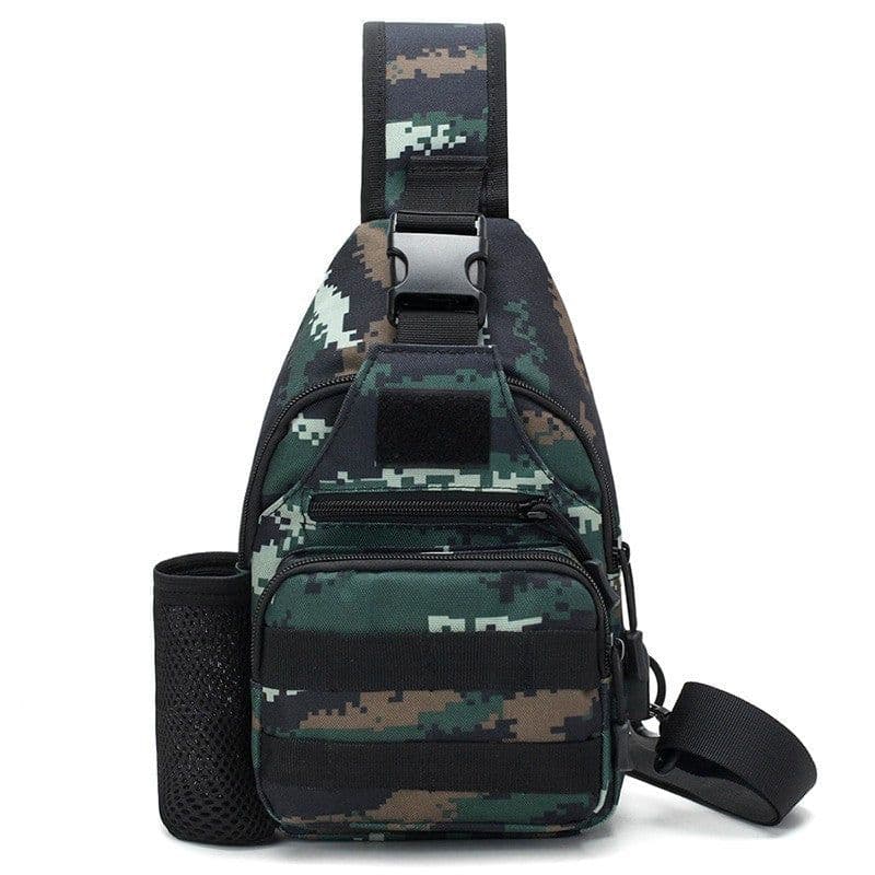 image-Outdoor lure bag messenger bag single shoulder men's camouflage backpack sports multi-function waist bag tactical chest bag slingshot