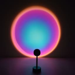 image-Creative led sunset sunset light breaking dawn rainbow projection coastline sunset light atmosphere photo living room small table lamp